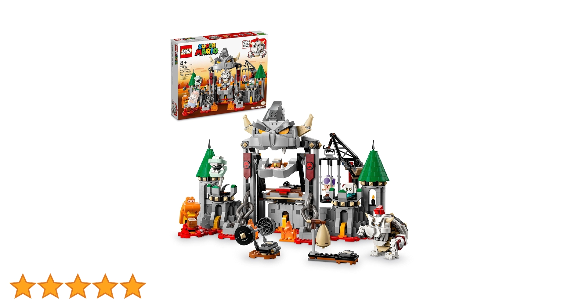 Amazon.co.jp: LEGO スーパーマリオ ドライ クッパ城 バトル拡張セット